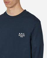 A.P.C. Sweat Rider Marine Sweatshirts Crewneck COEZD-H27699 IAJ