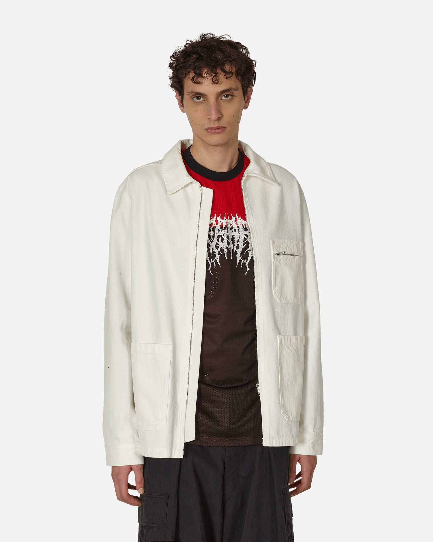 A.P.C. Blouson Connor Aac Off White Coats and Jackets Denim Jackets COFCN-H02911 AAC