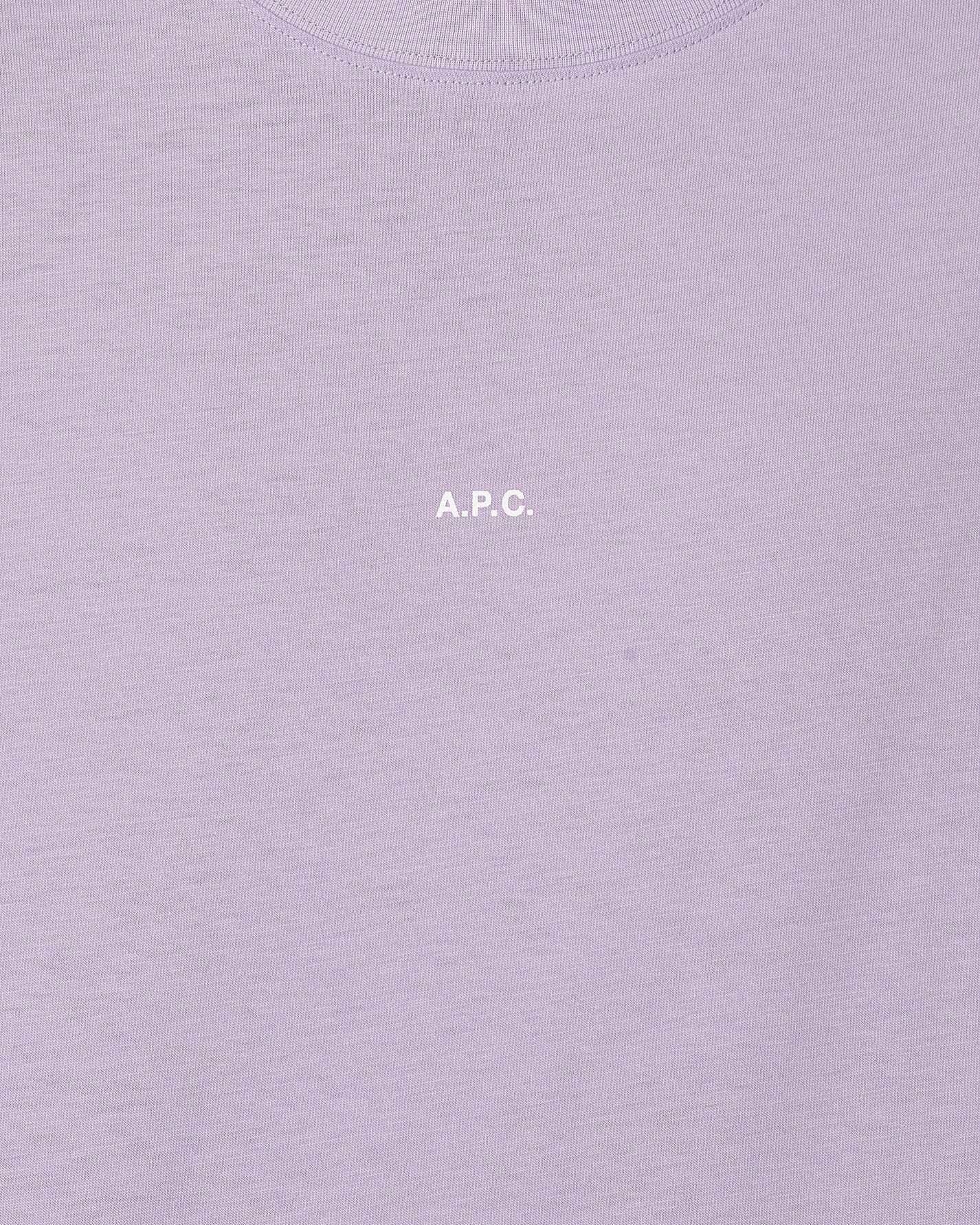 A.P.C. T-Shirt Kyle Hae Lavande T-Shirts Shortsleeve COEIO-H26929 HAE