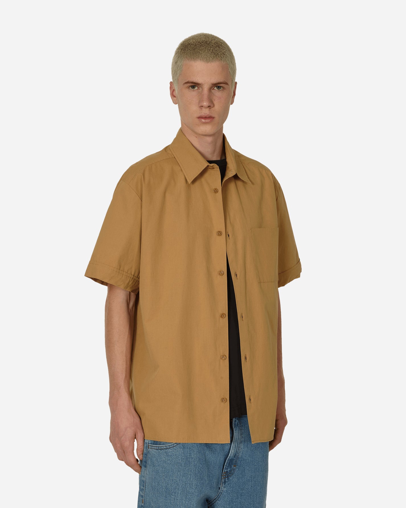 A.P.C. Chemisette Ross Beige Shirts Shortsleeve Shirt COGWI-H12541 BAA