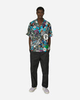 A Bathing Ape Comic Art Open Collar S/S Shirt M Multi Shirts Shortsleeve Shirt 1K30132304 MULTI