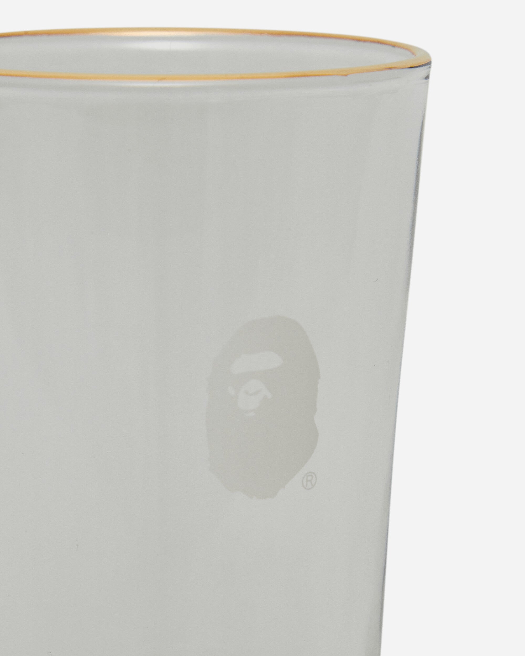 A Bathing Ape Ape Head Tumbler M Clear Tableware Mugs and Glasses 1K30193010 CLEAR