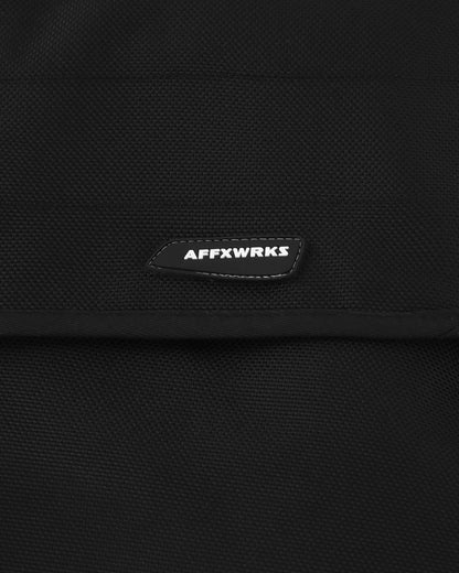 AFFXWRKS Rabin Messenger Bag Black/Shale Brown Bags and Backpacks Shoulder Bags SS24AC01 BLSHB