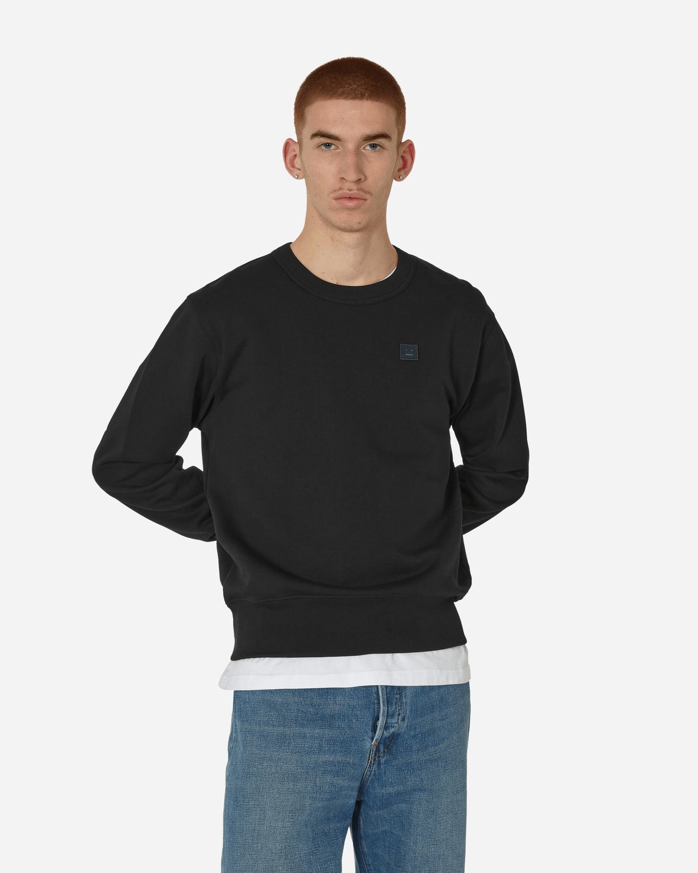 Acne Studios Crewneck Black Sweatshirts Crewneck CI0140- 900