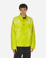 Acne Studios Straight Denim Pant Neon Yellow Coats and Jackets Denim Jackets C90166- AQP