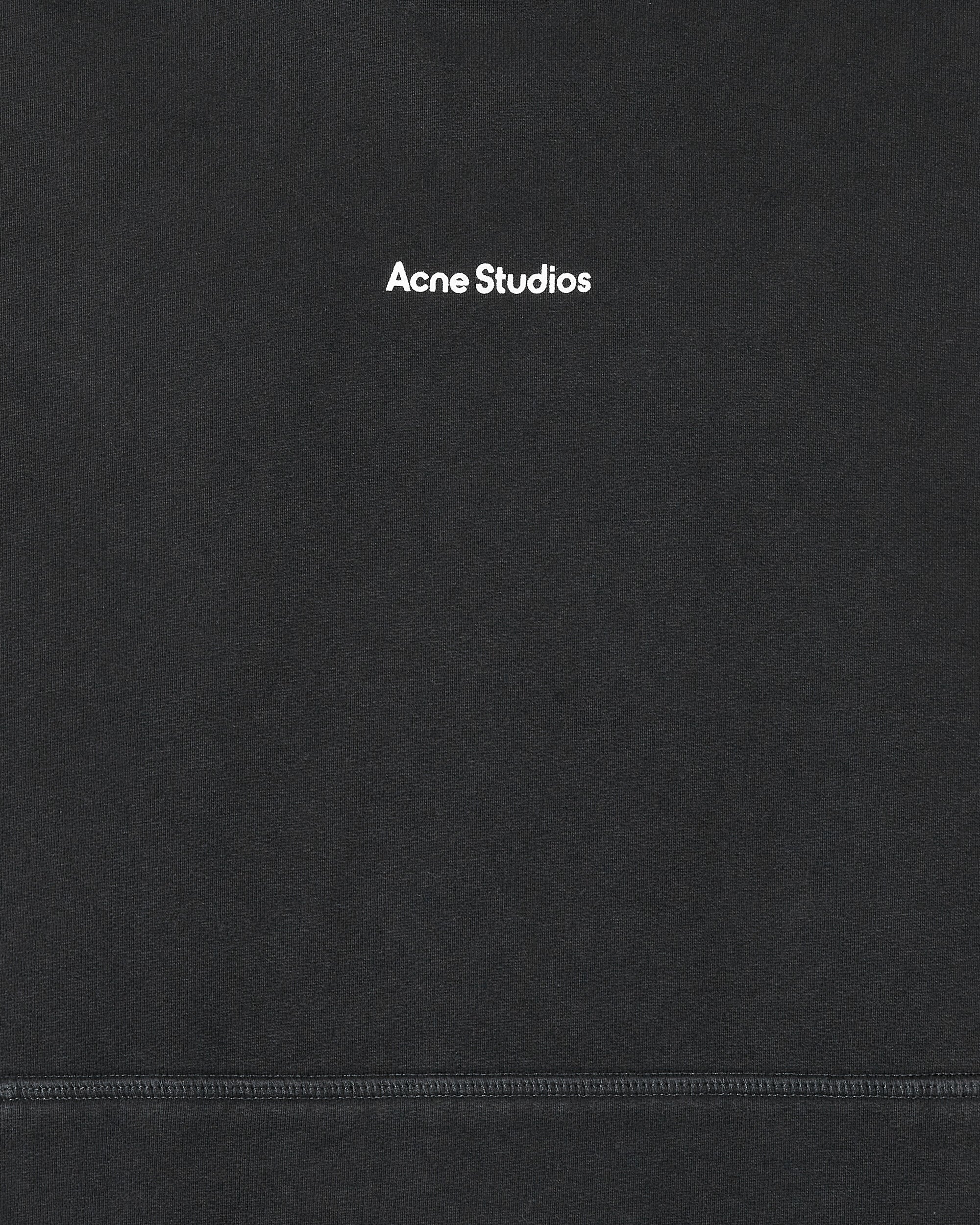 Acne Studios Hooded Black Sweatshirts Hoodies BI0182- 900