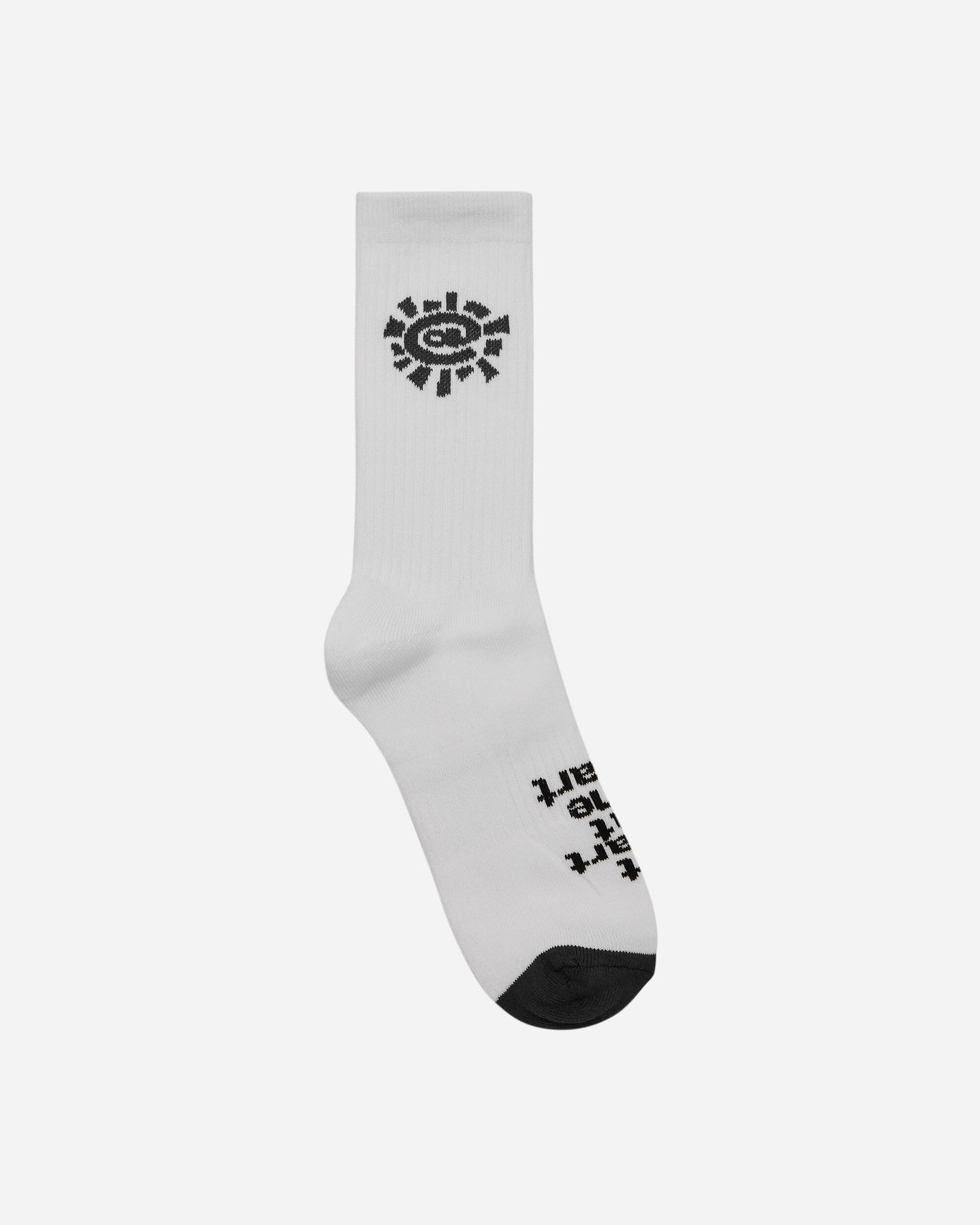 Always Do What You Should Do Solid Sun Sock White Underwear Socks SUNSOCKS WHITE