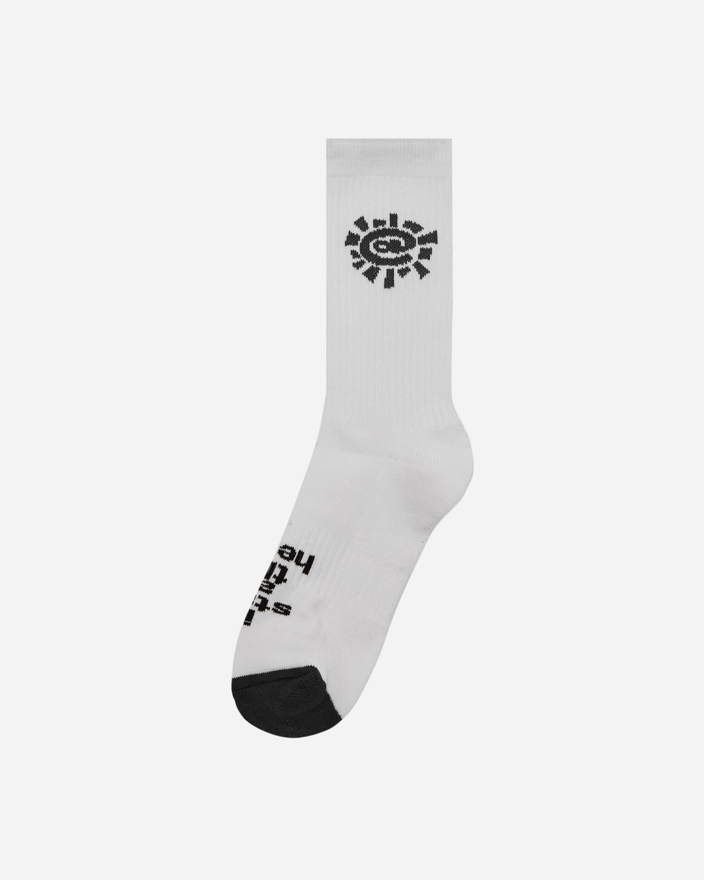 Always Do What You Should Do Solid Sun Sock White Underwear Socks SUNSOCKS WHITE