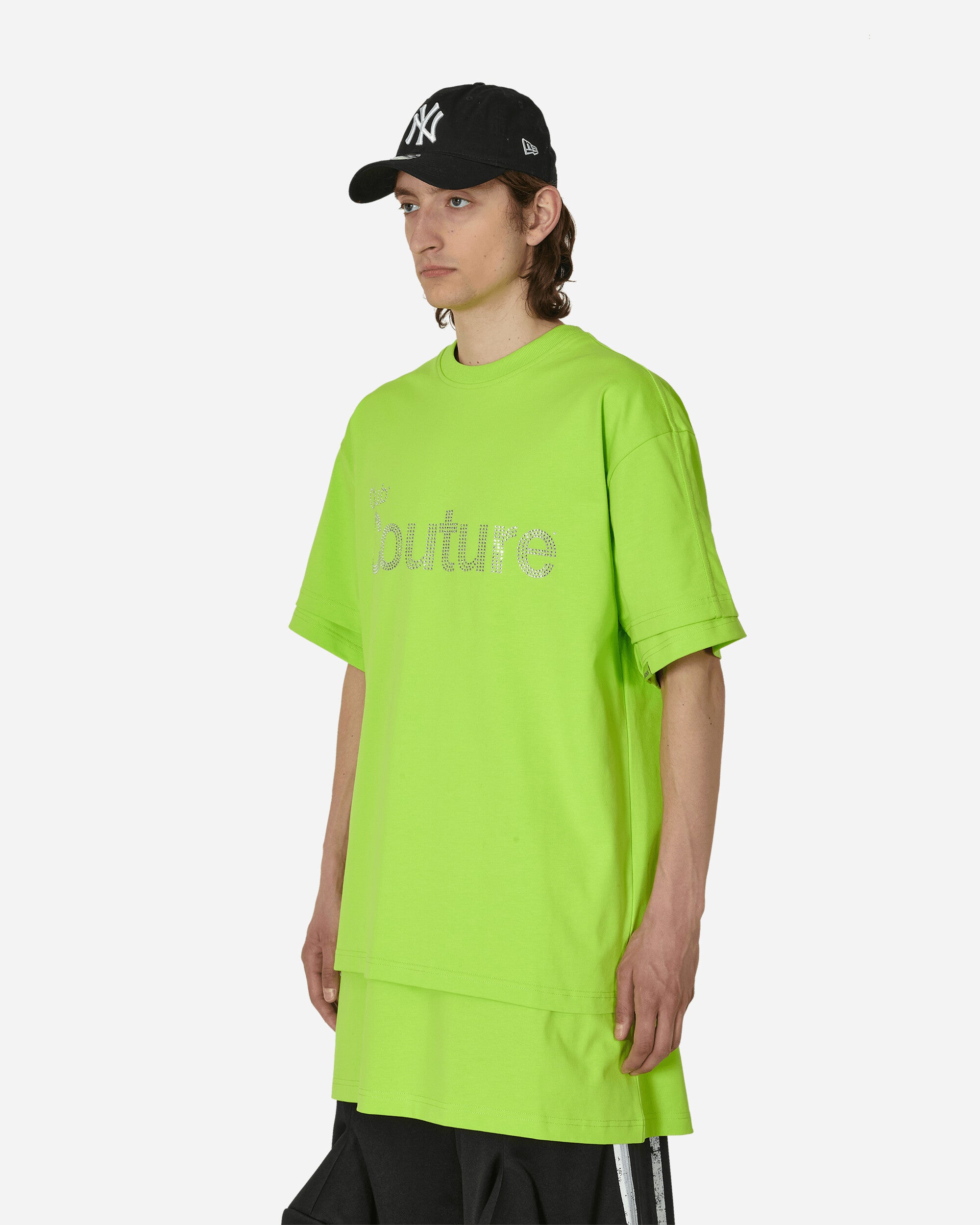 Anonymous Club Club Couture Boxy & Tall Tee 2 Pack Acid Green T-Shirts Shortsleeve Anon0095Green Acid Green 