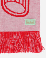 Aries Column Scarf Red & White Gloves and Scarves Scarves and Warmneck SUAR90007 RDWHT