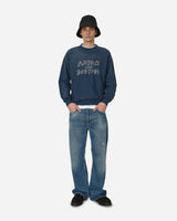 Aries Aged Aries and Destroy Diamante Sweatshirt Navy Sweatshirts Crewneck SUAR20004X NVY