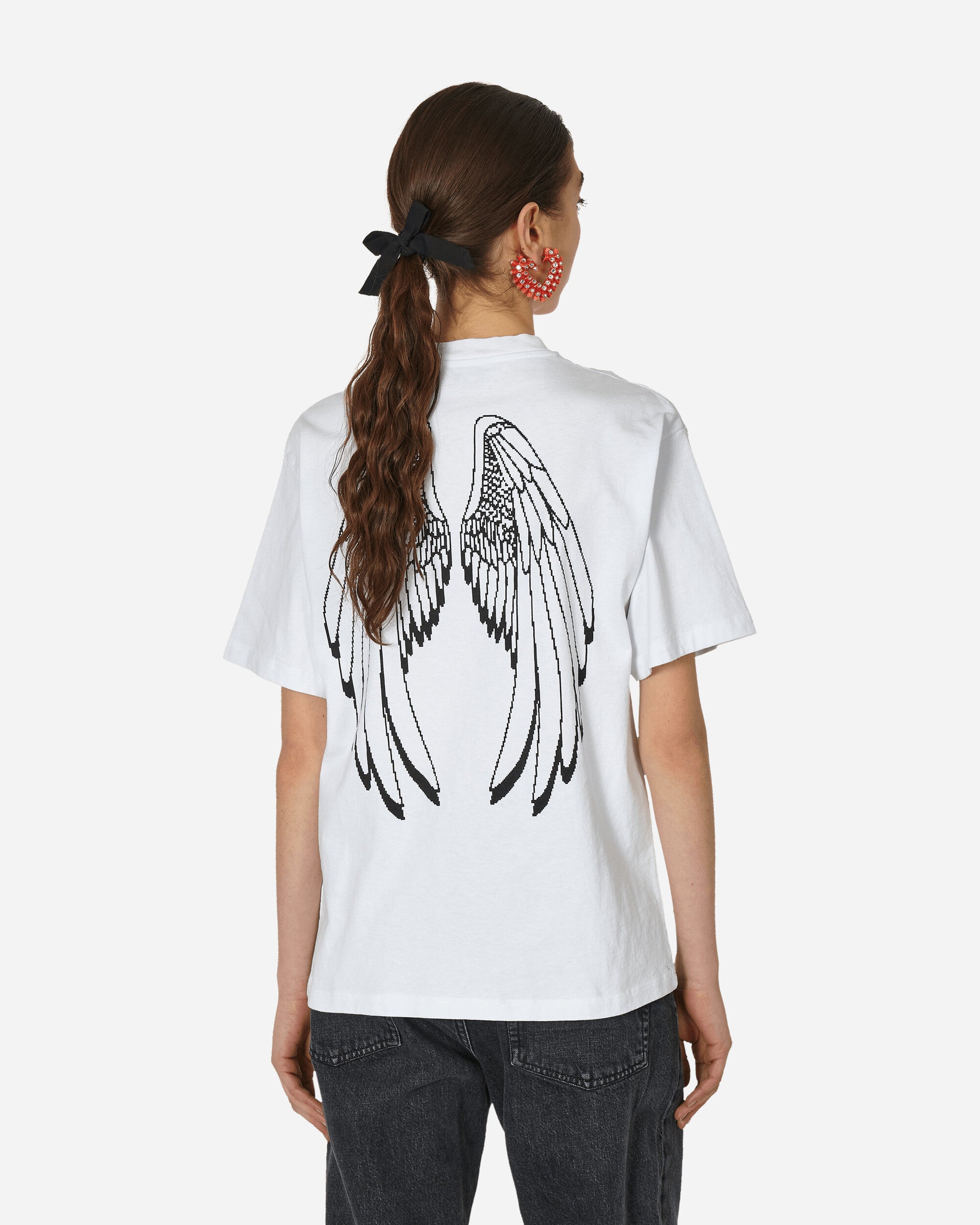 Aries Angel SS Tee White T-Shirts Shortsleeve RUAR60016 WHT