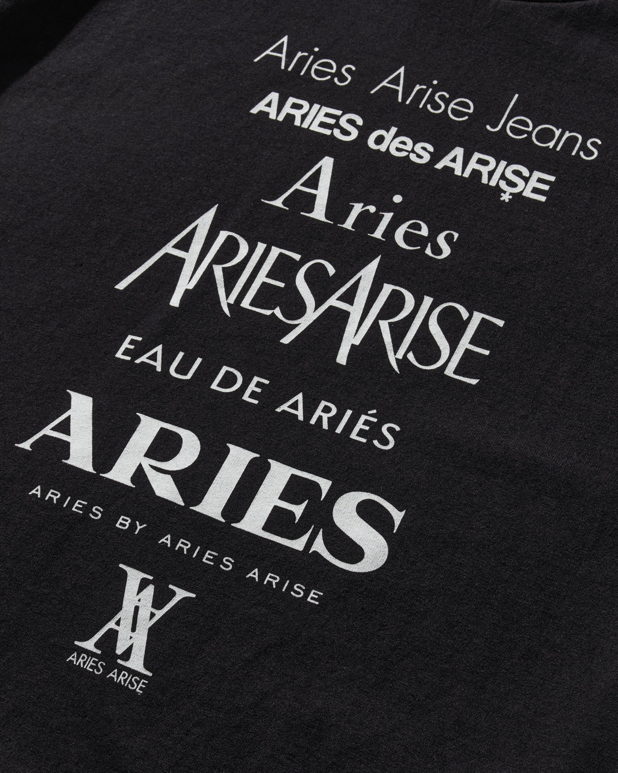 Aries Perfume SS Tee Baby Black T-Shirts Shortsleeve AR6000502P BLK