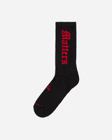 Aries Nothing Matters Sock Black Underwear Socks SUAR00050 BLK