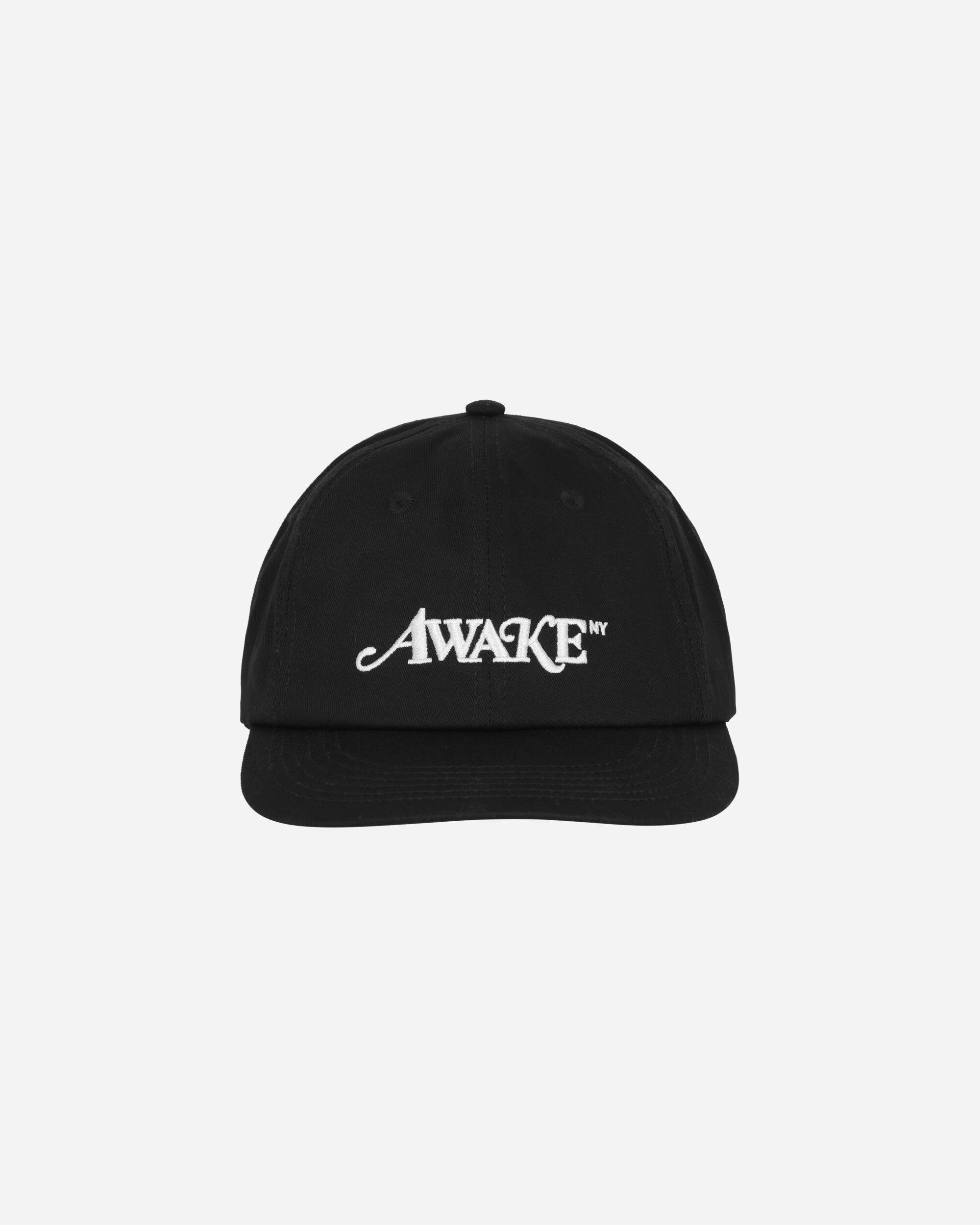 Awake NY Classic Dad Hat Black Hats Caps AWK-FW24-HT207 BLA