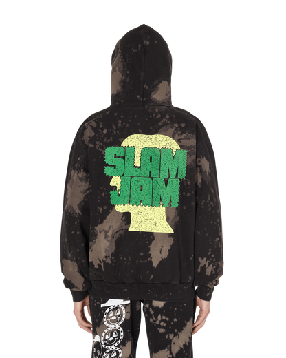 Brain Dead BD x SJ Acid Splatter Hooded Sweatshirt Black/Acid Sweatshirts Hoodies BDSJ001 BLKA