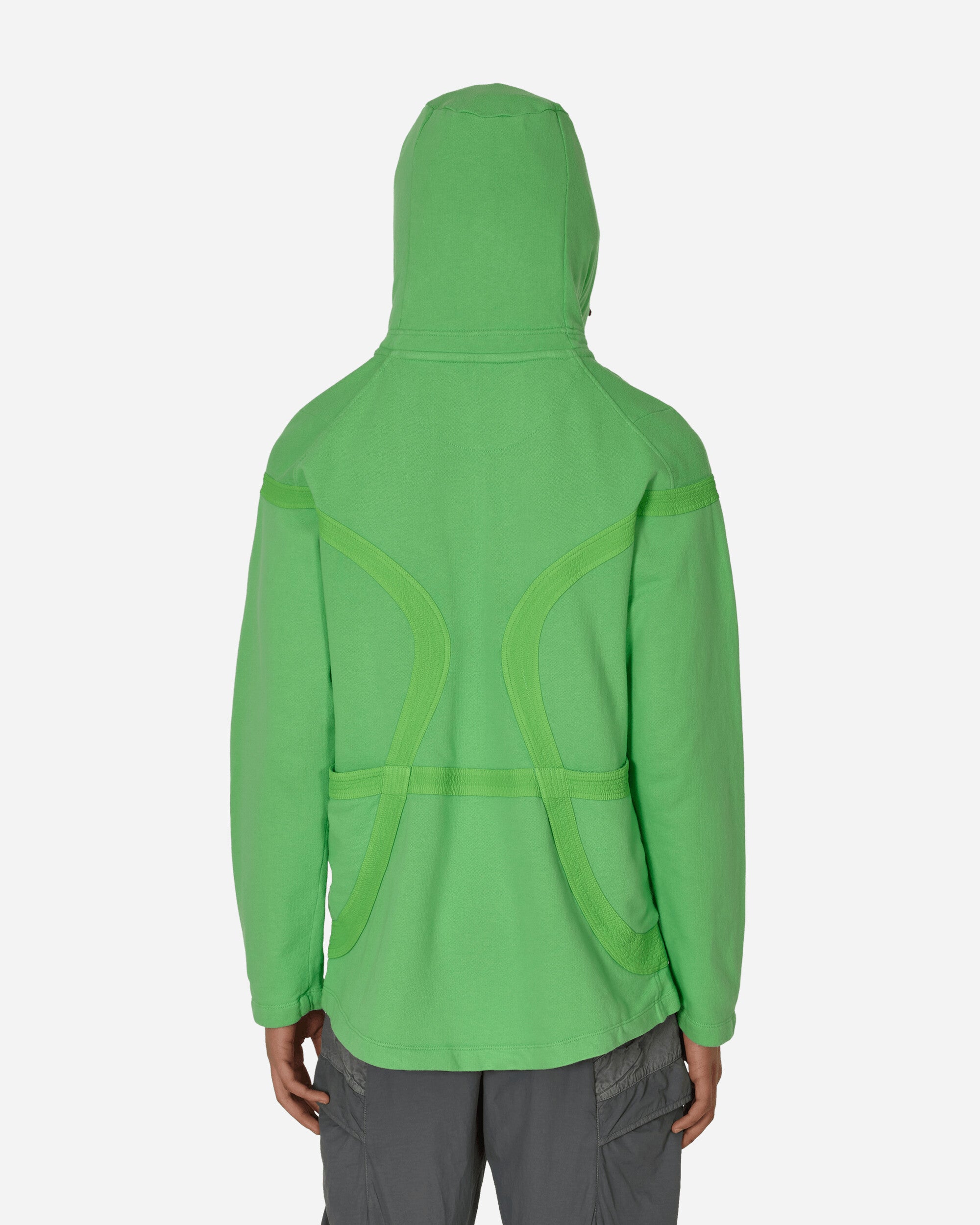 C.P. Company Sweat Hooded Green Flash Sweatshirts Hoodies 0039G 615