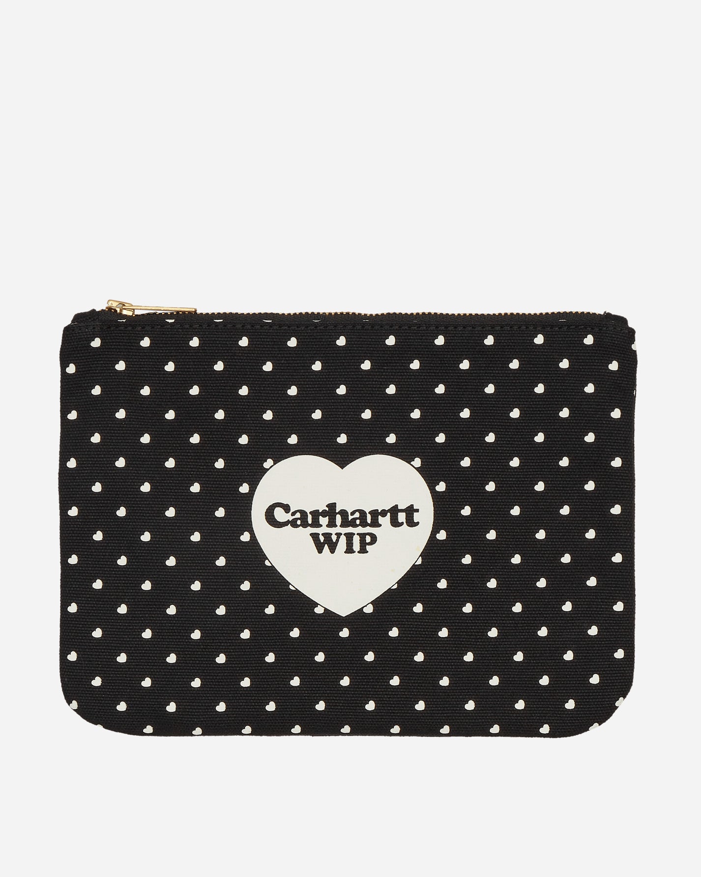 Carhartt WIP Canvas Graphic Zip Wallet Black Wallets and Cardholders Wallets I033096 24MXX