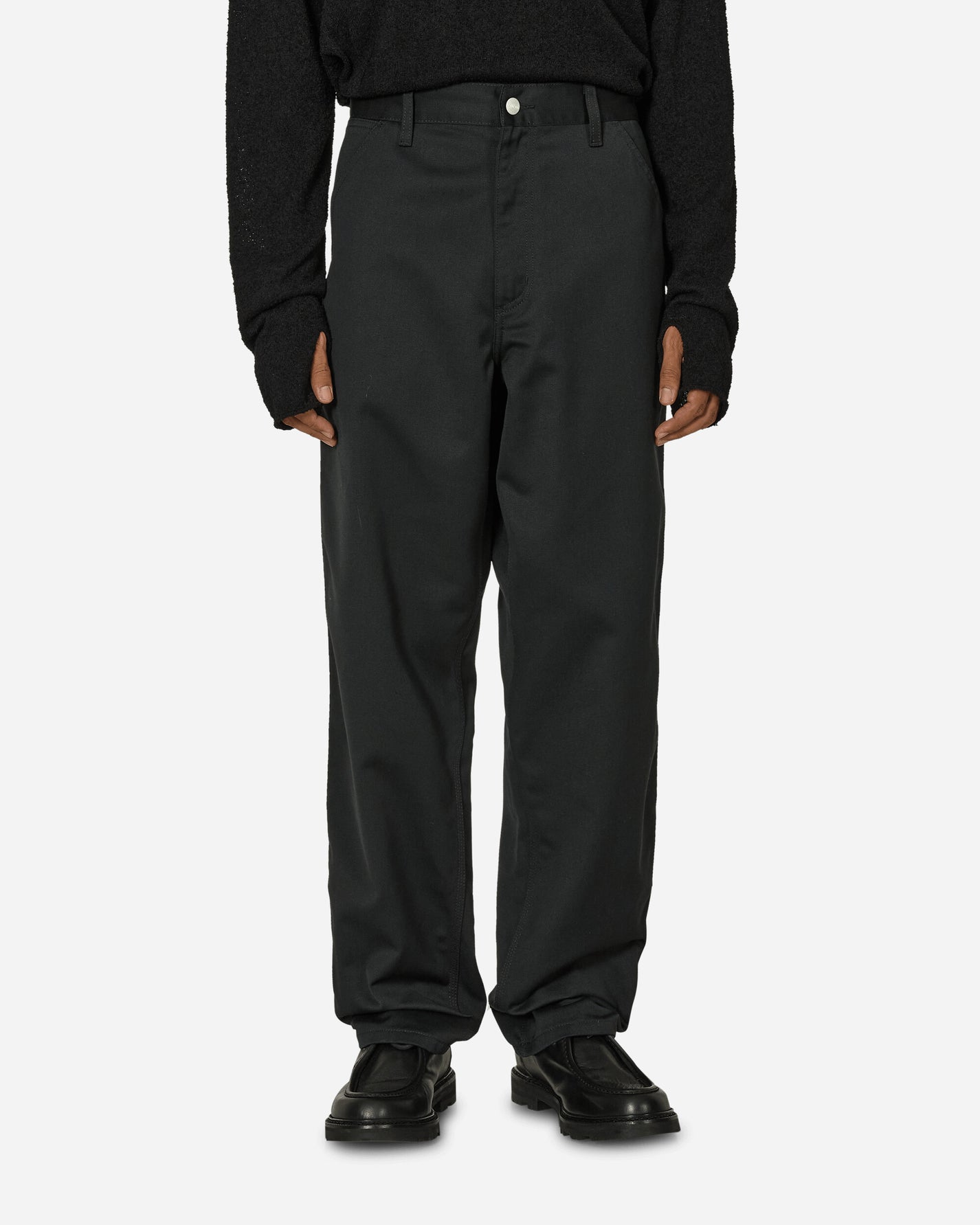 Carhartt WIP Simple Pant Black Rinsed Pants Casual I020075W 8902