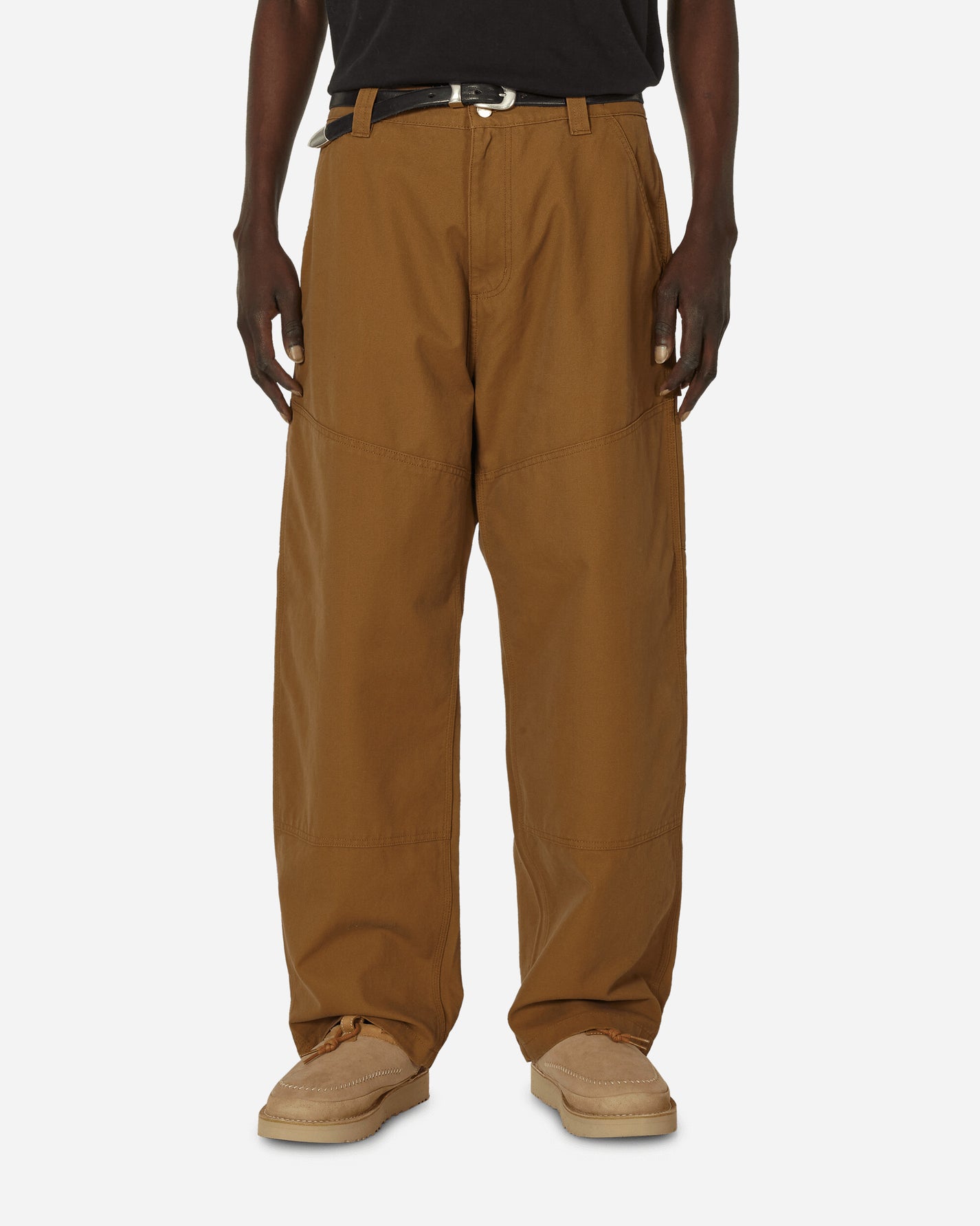 Carhartt WIP Wide Panel Pant Brown Rinsed Pants Casual I031393 HZ02