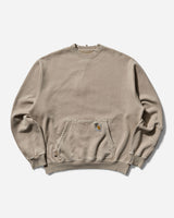 Carhartt WIP Invincible Pigment Dyed Sweatshirt Simply Taupe Sweatshirts Crewneck A242061 2YPPG