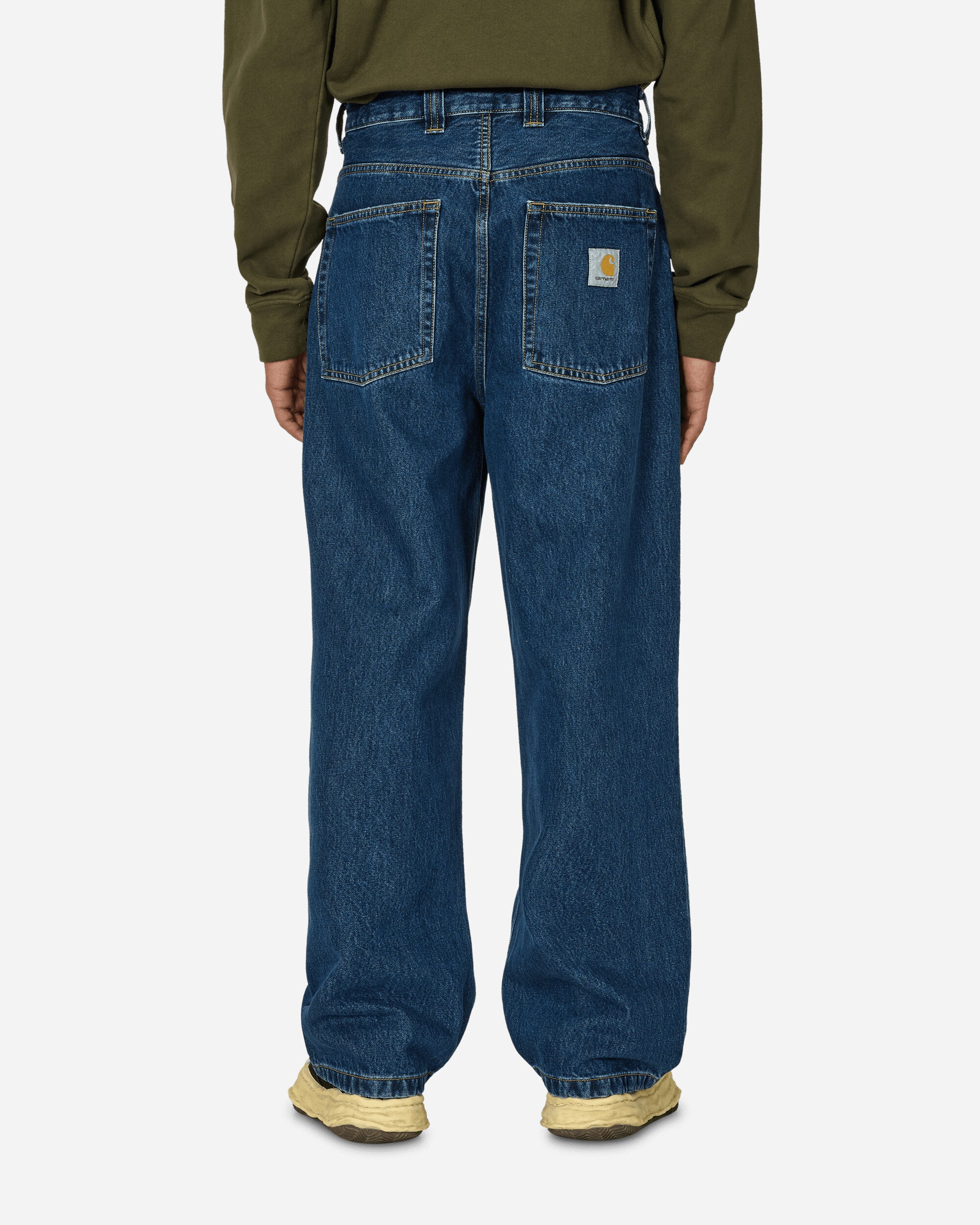 Carhartt WIP Brandon Pant Blue Stone Washed Pants Denim I031246W 0106