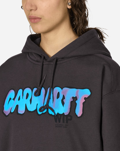 Carhartt WIP Hooded Drip Sweat Charcoal Sweatshirts Hoodies I033254 98XX