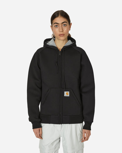 Carhartt WIP Car-Lux Hooded Jacket Black/Grey Coats and Jackets Jackets I032935 0GLXX