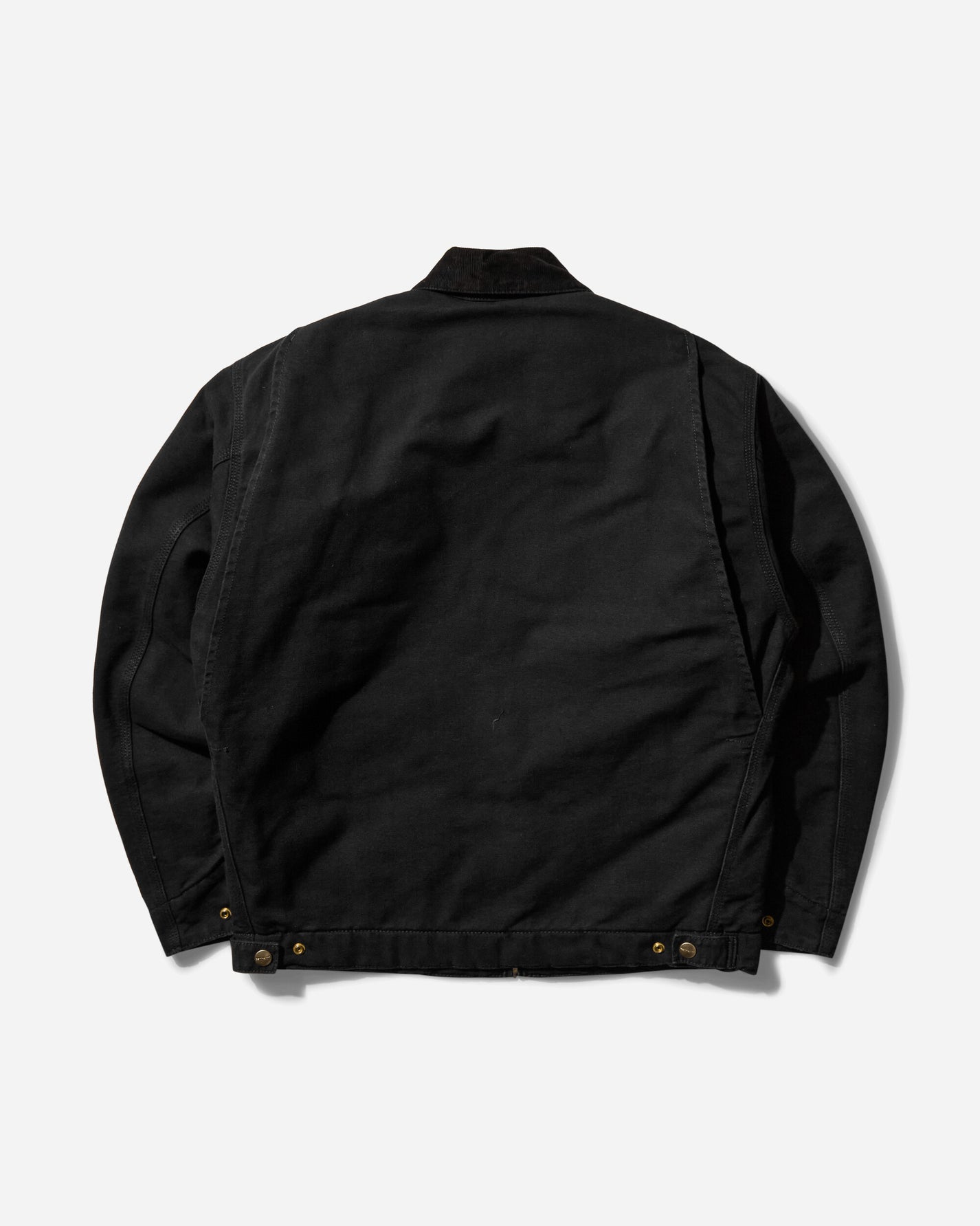 Carhartt WIP Og Detroit Jacket Black/Black Aged Canvas Coats and Jackets Jackets I027358 00E3K