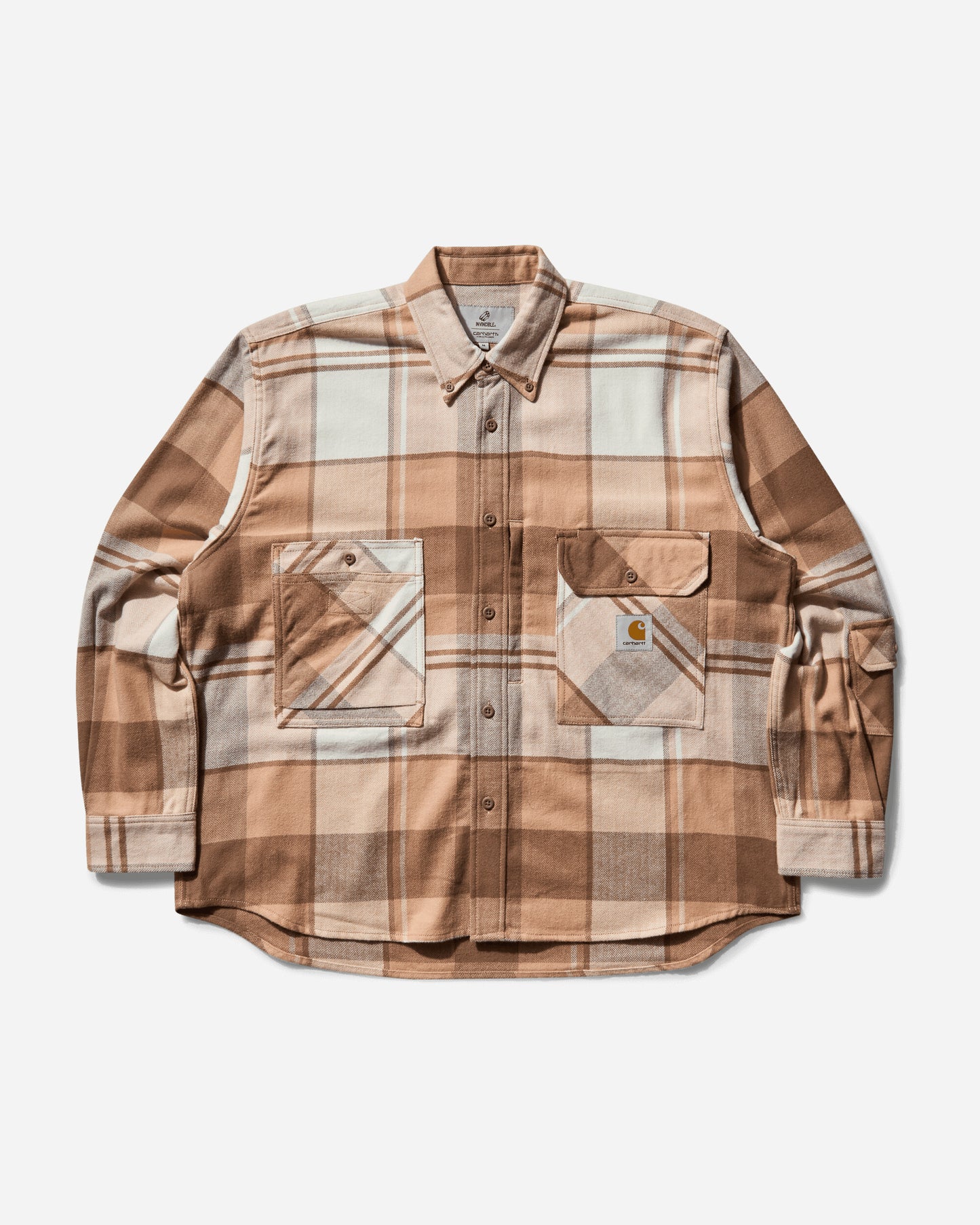 Carhartt WIP Invincible L/S Work Shirt Max Coca Mocha Shirts Longsleeve Shirt A242060 2Z3XX