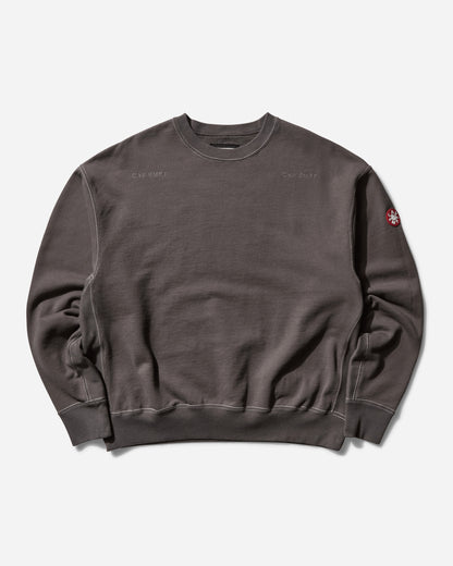 Cav Empt Inverter Crew Neck Charcoal Sweatshirts Crewneck CES26CS09 1