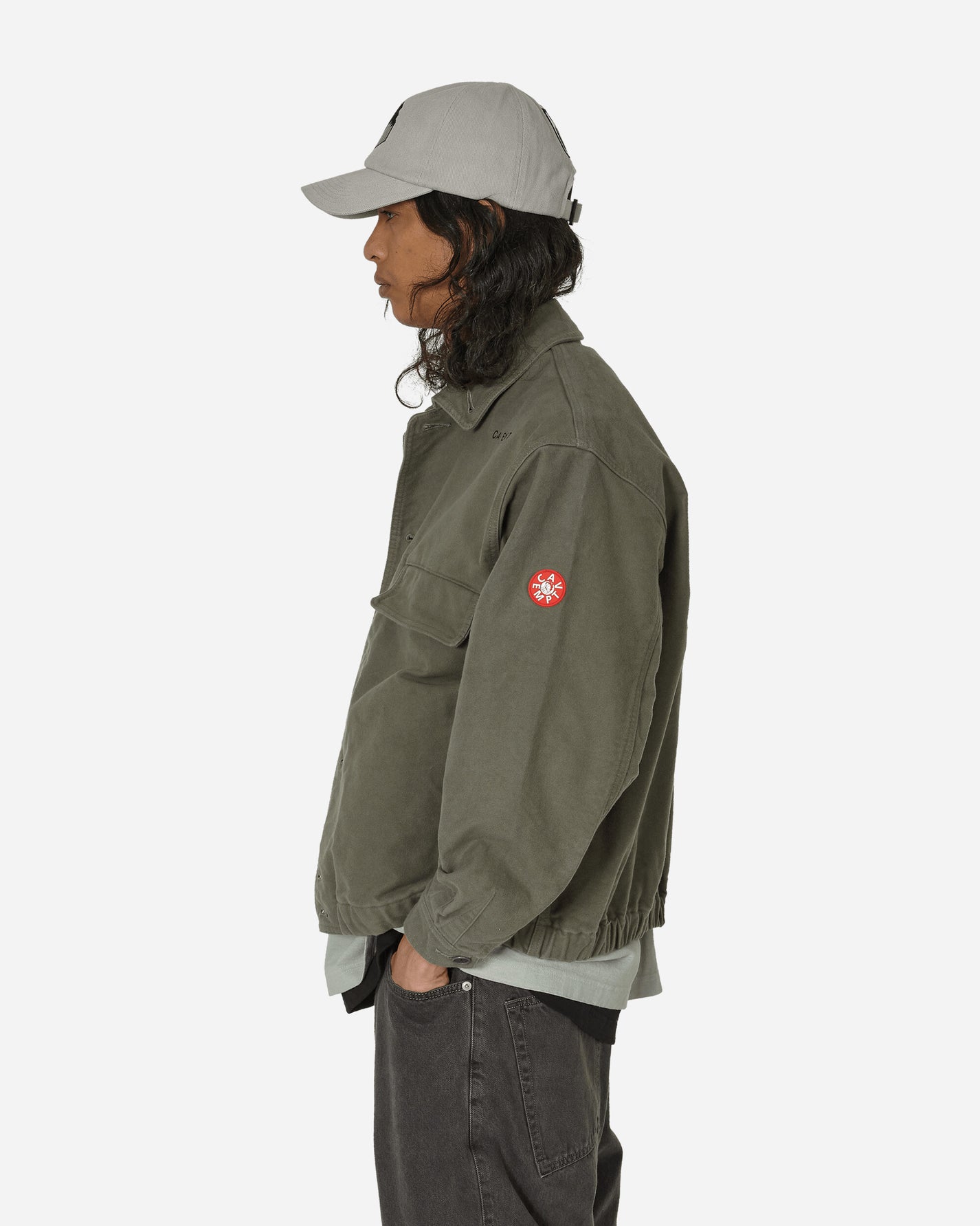 Cav Empt Mol Skin Button Jacket Grey Coats and Jackets Jackets CES25JK17 GRY