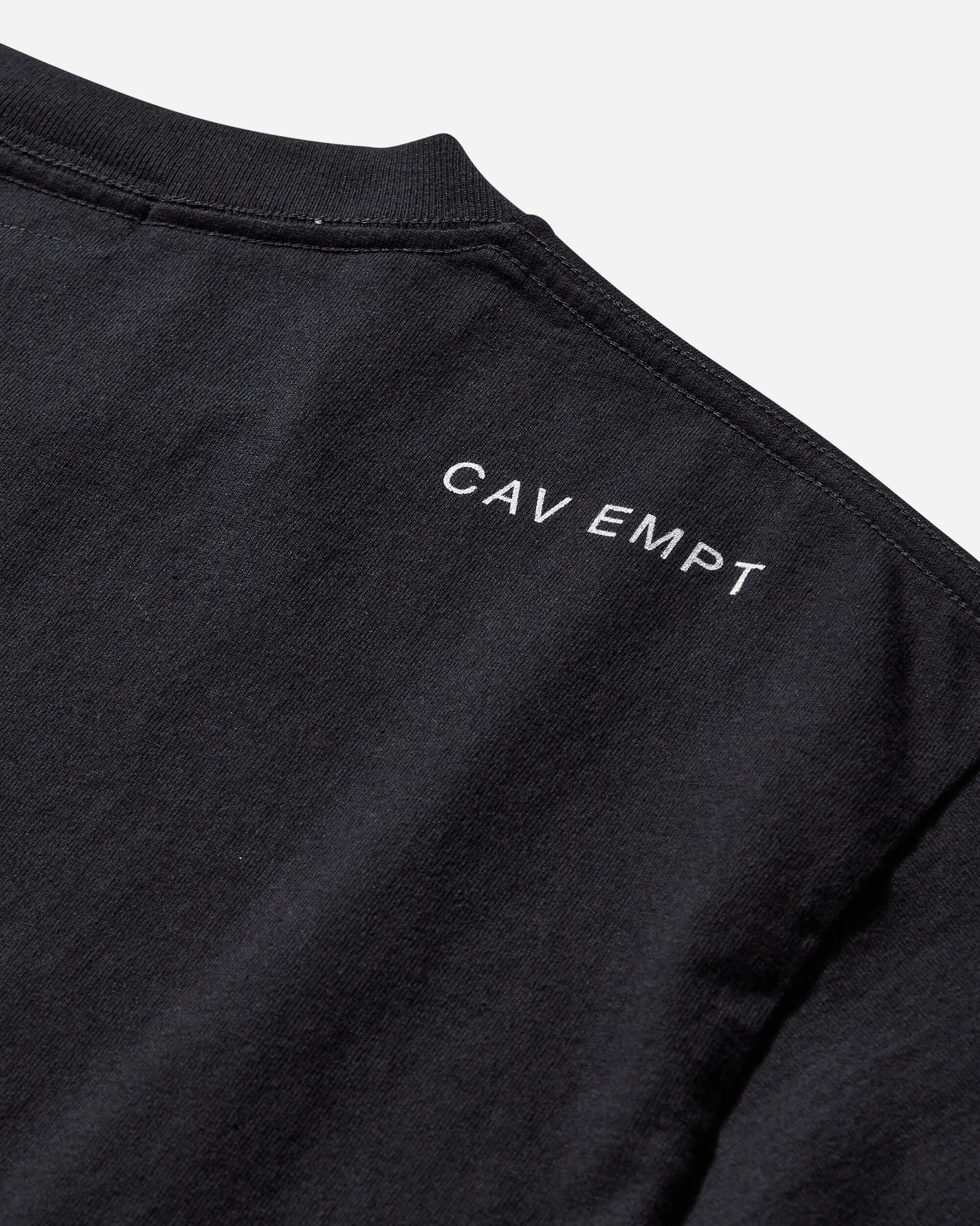 Cav Empt Dream Of Perfection Big T Black T-Shirts Shortsleeve CES26T19 001