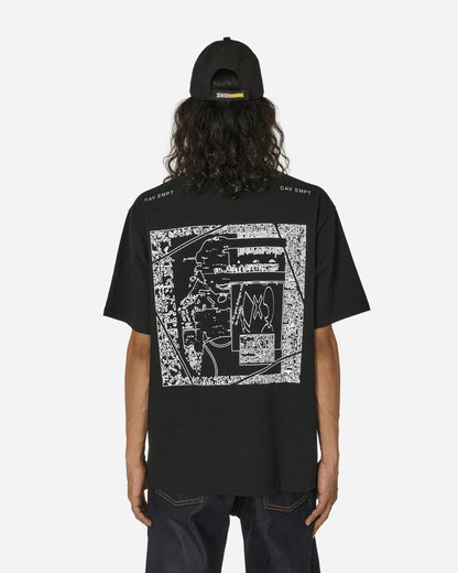 Cav Empt Md Whisper Network T Black T-Shirts Shortsleeve CES25T04 BLK