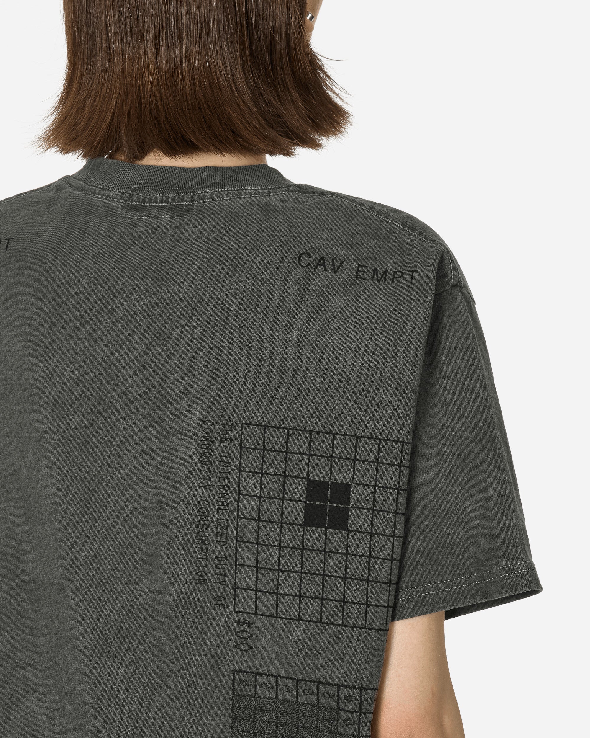 Cav Empt Overdye Internalized Duty T Charcoal T-Shirts Shortsleeve CES25T16 CHCL