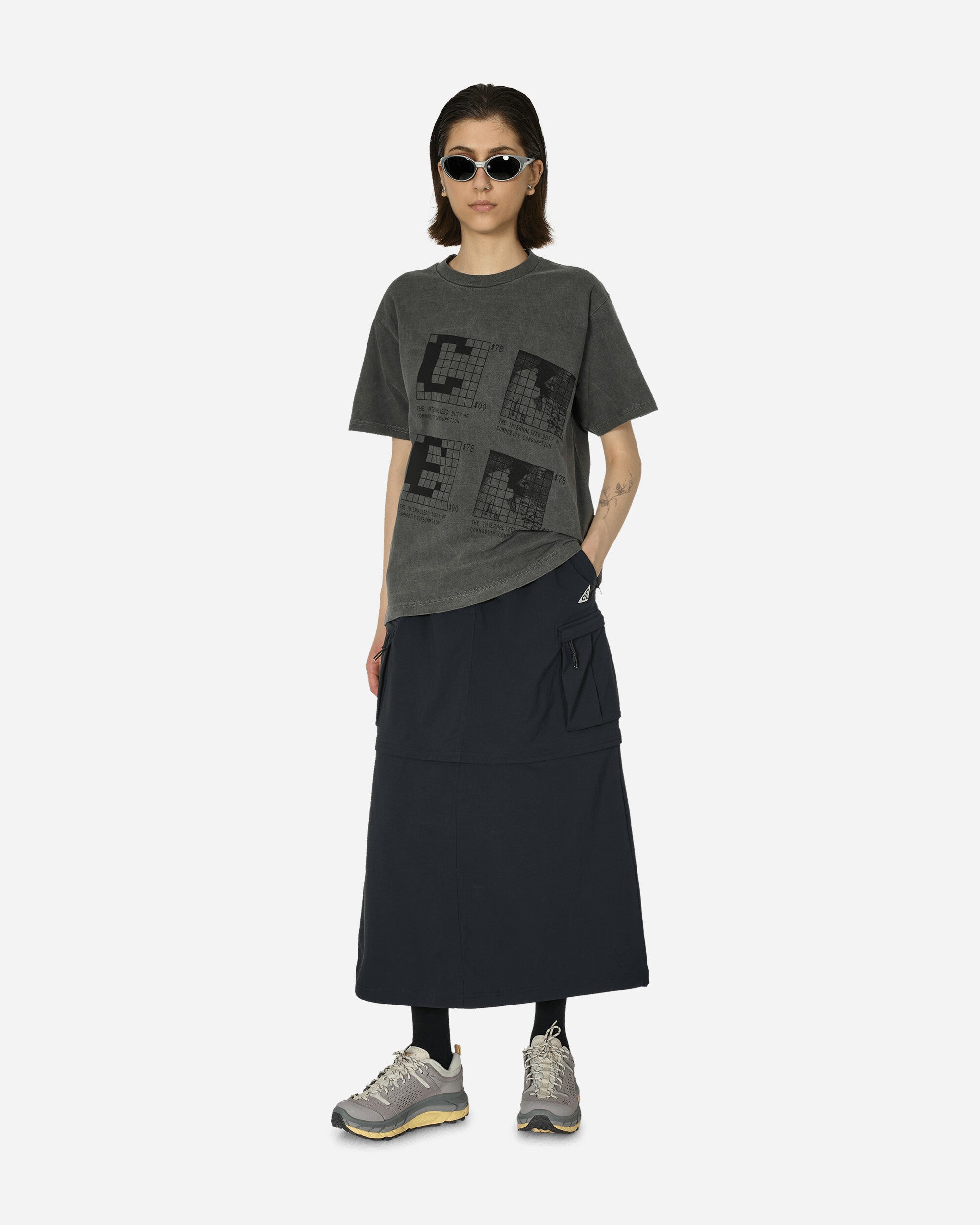 Cav Empt Overdye Internalized Duty T Charcoal T-Shirts Shortsleeve CES25T16 CHCL