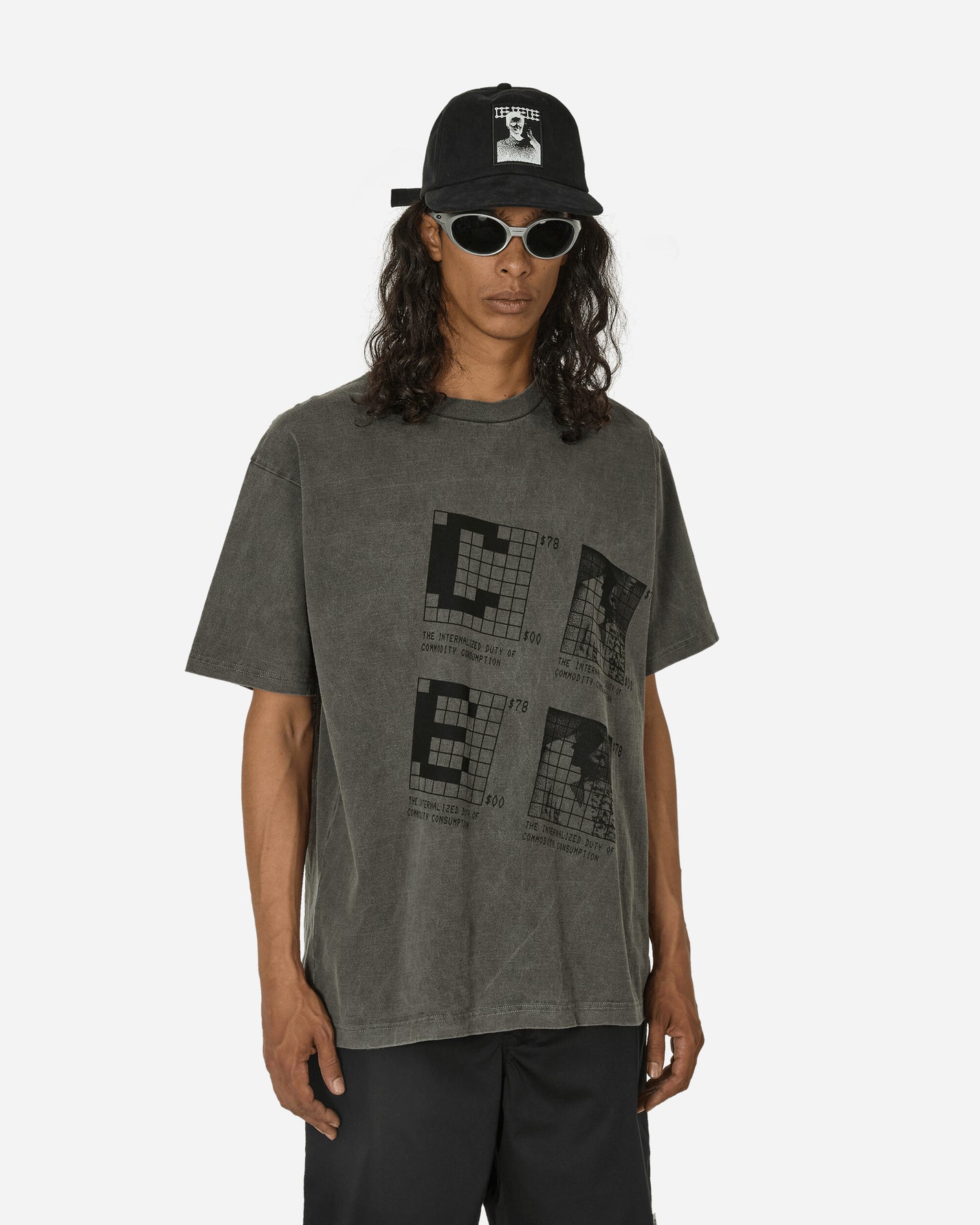 Cav Empt Overdye Internalized Duty T Charcoal T-Shirts Shortsleeve CES25T16 CHCL