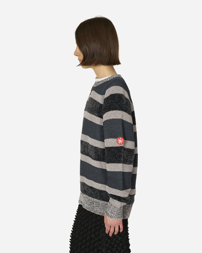 Cav Empt 3 Colour Stripe Knit Grey Knitwears Sweaters CES25KN02 GRY