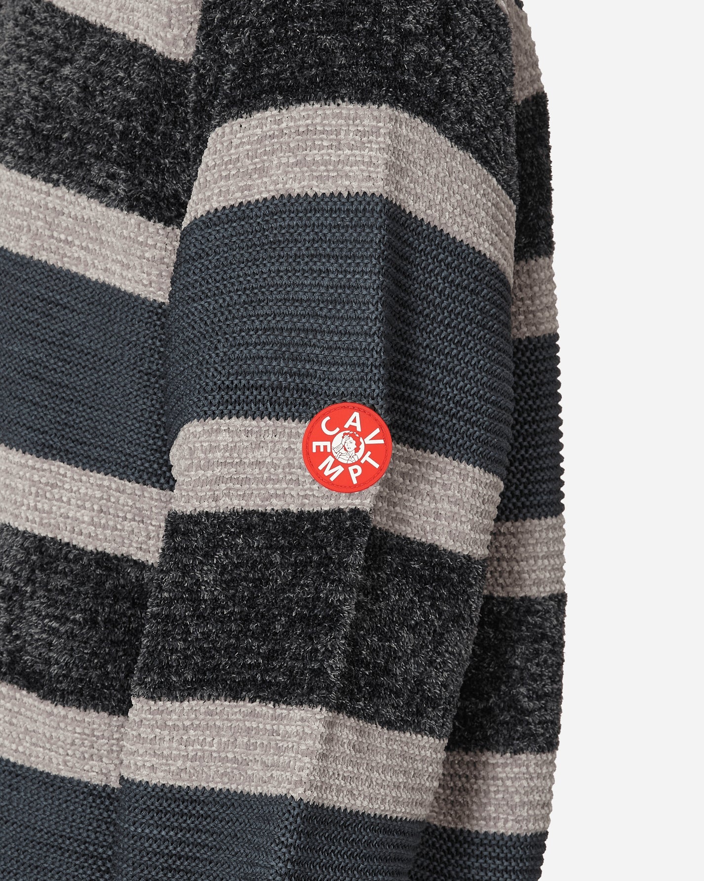 Cav Empt 3 Colour Stripe Knit Grey Knitwears Sweaters CES25KN02 GRY