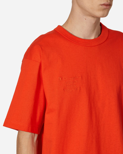 Champion Short Sleeve T-Shirt Orange T-Shirts Shortsleeve C8-Z351 840