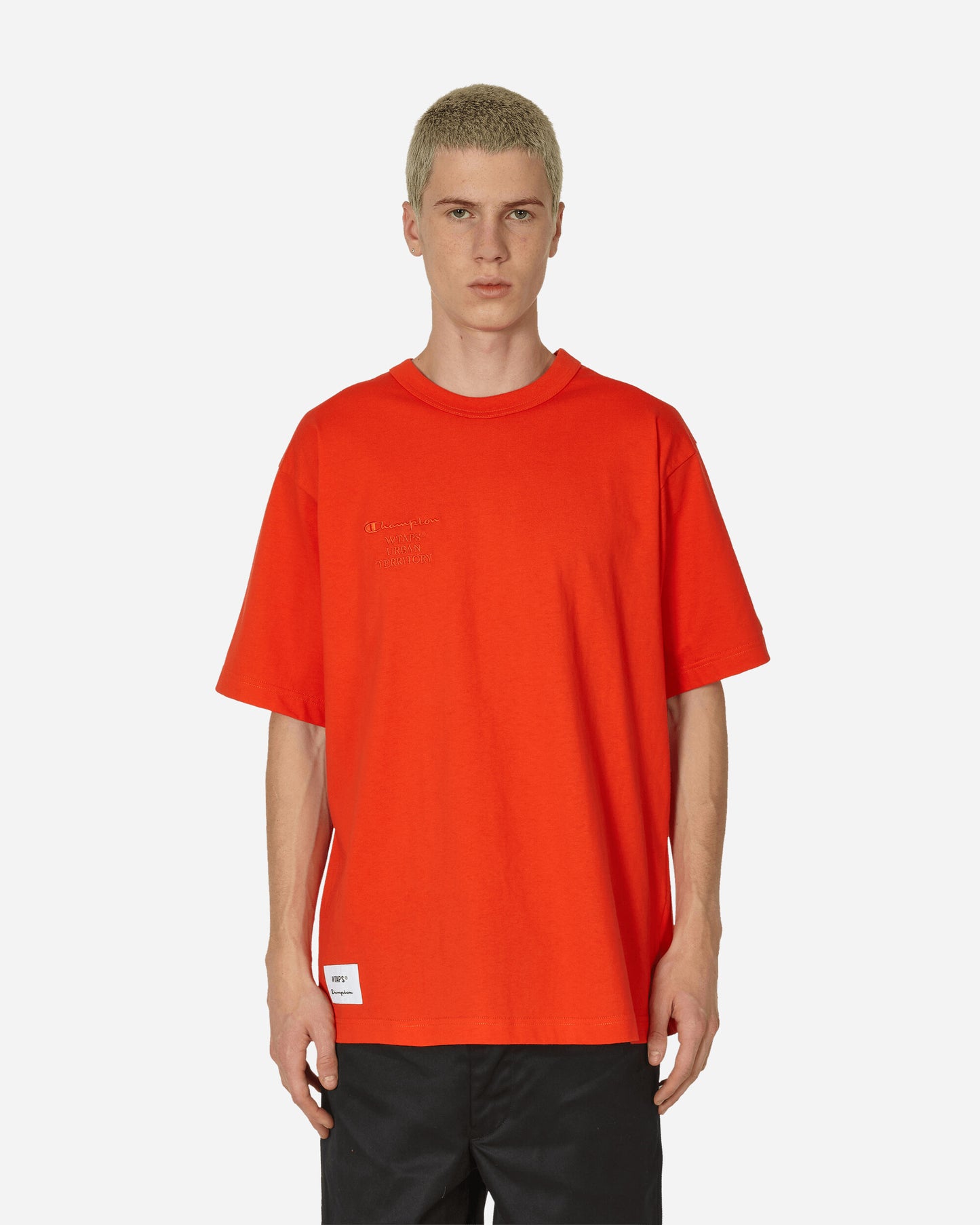 Champion Short Sleeve T-Shirt Orange T-Shirts Shortsleeve C8-Z351 840