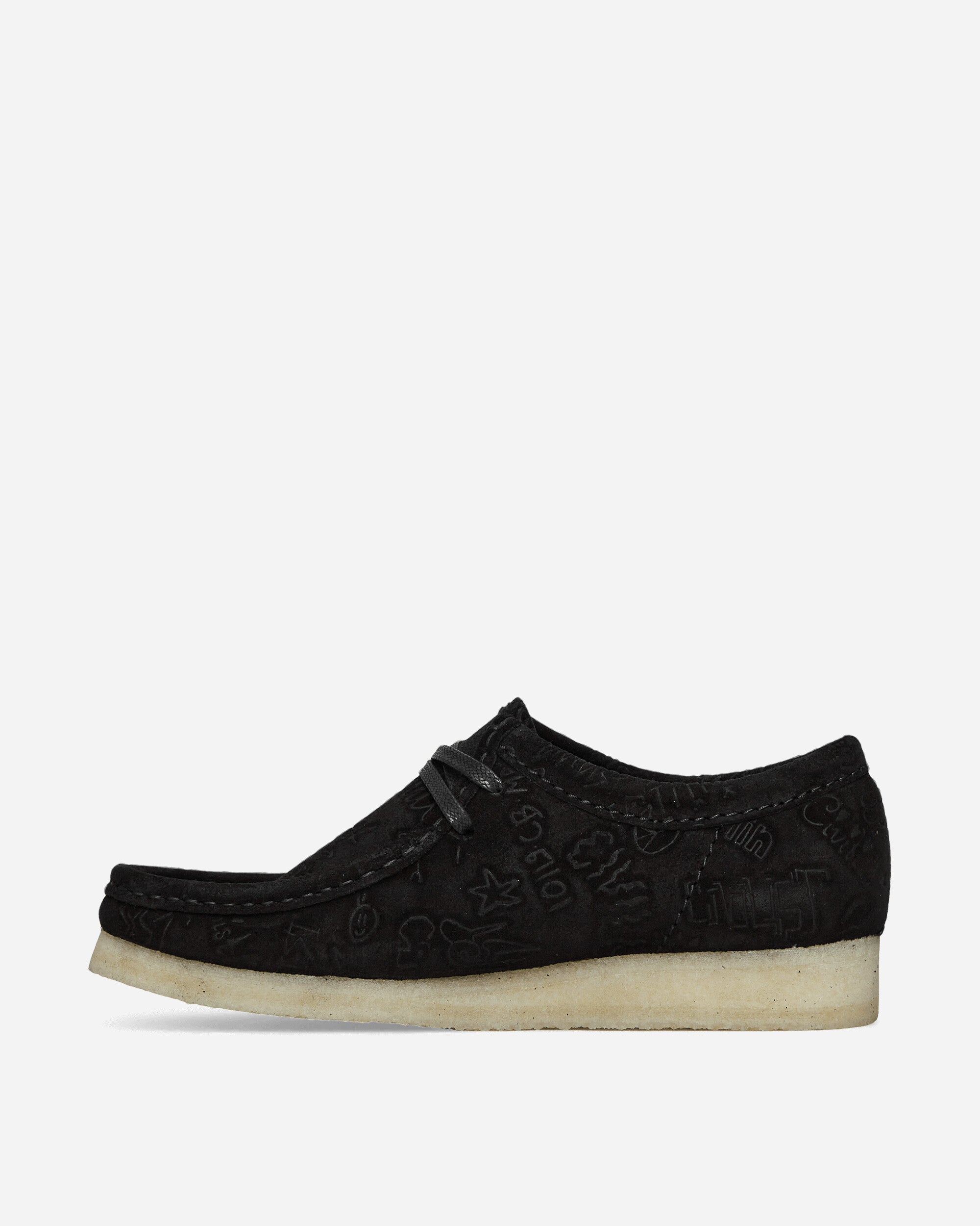 Clarks Wallabee X Civilist Black Deboss Sde Classic Shoes Laced Up 177775 1