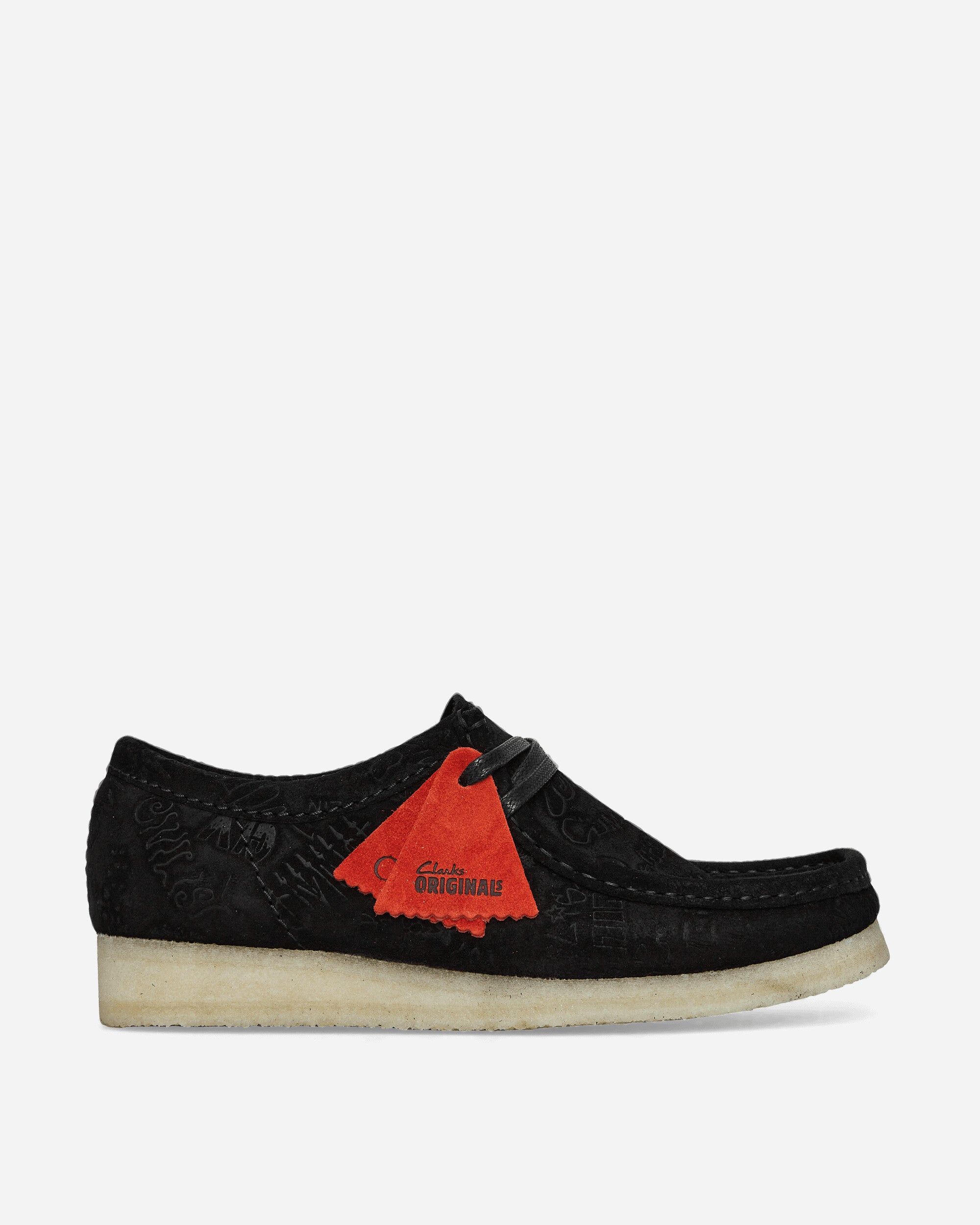 Clarks Wallabee X Civilist Black Deboss Sde Classic Shoes Laced Up 177775 1