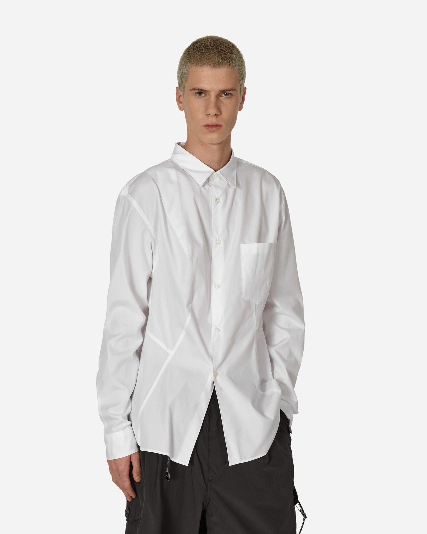 Comme Des Garçons Homme Plus Men'S Shirt White Shirts Longsleeve Shirt PL-B005-W23 2