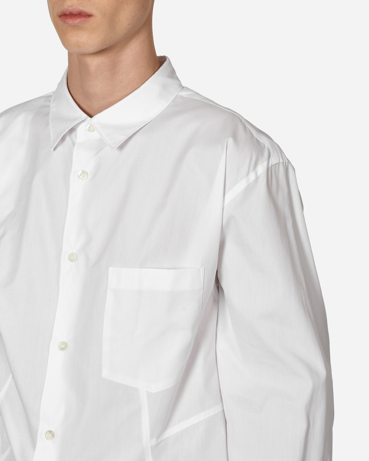 Comme Des Garçons Homme Plus Men'S Shirt White Shirts Longsleeve Shirt PL-B005-W23 2