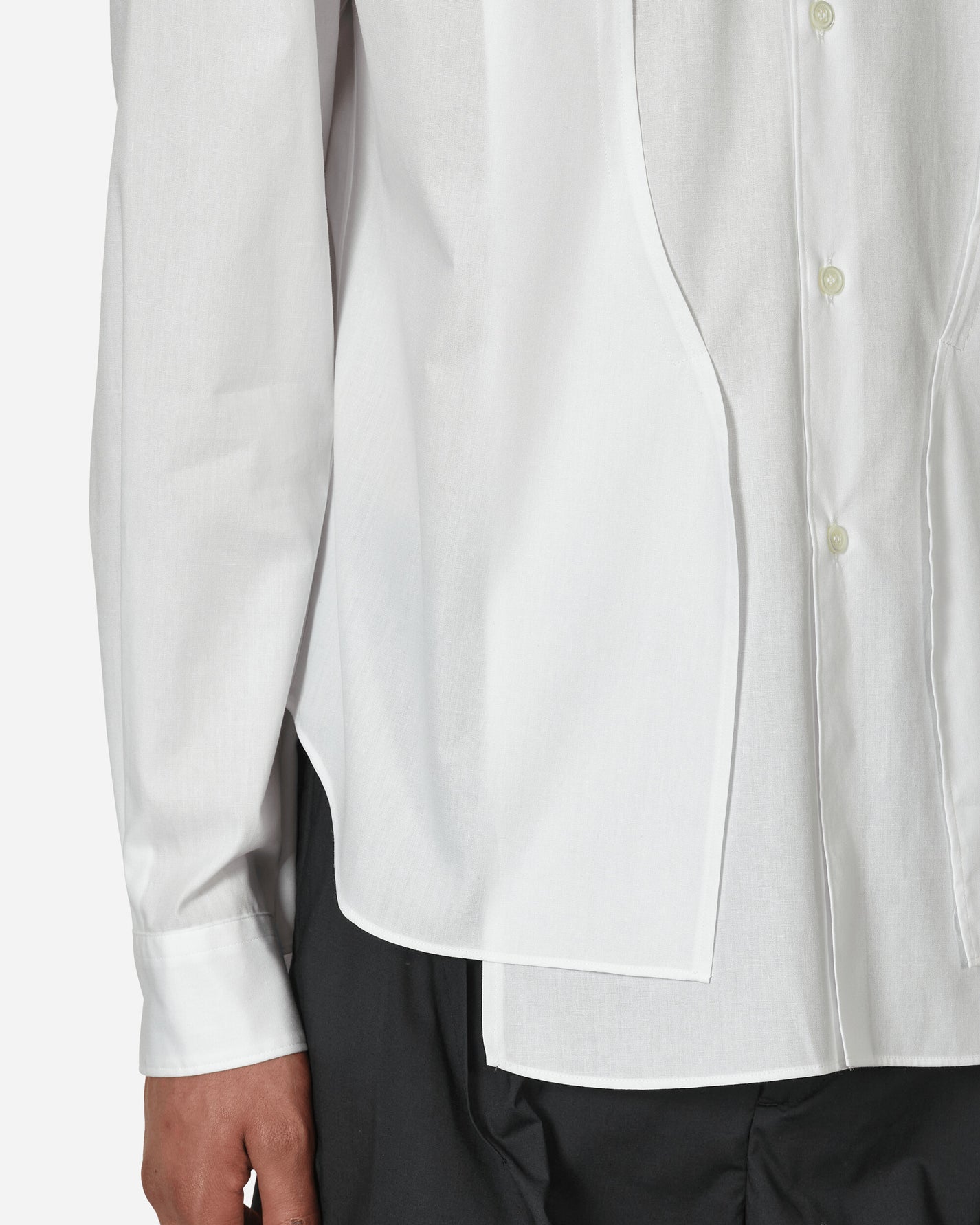 Comme Des Garçons Homme Plus Men'S Shirt White Shirts Longsleeve Shirt PM-B022-051 1