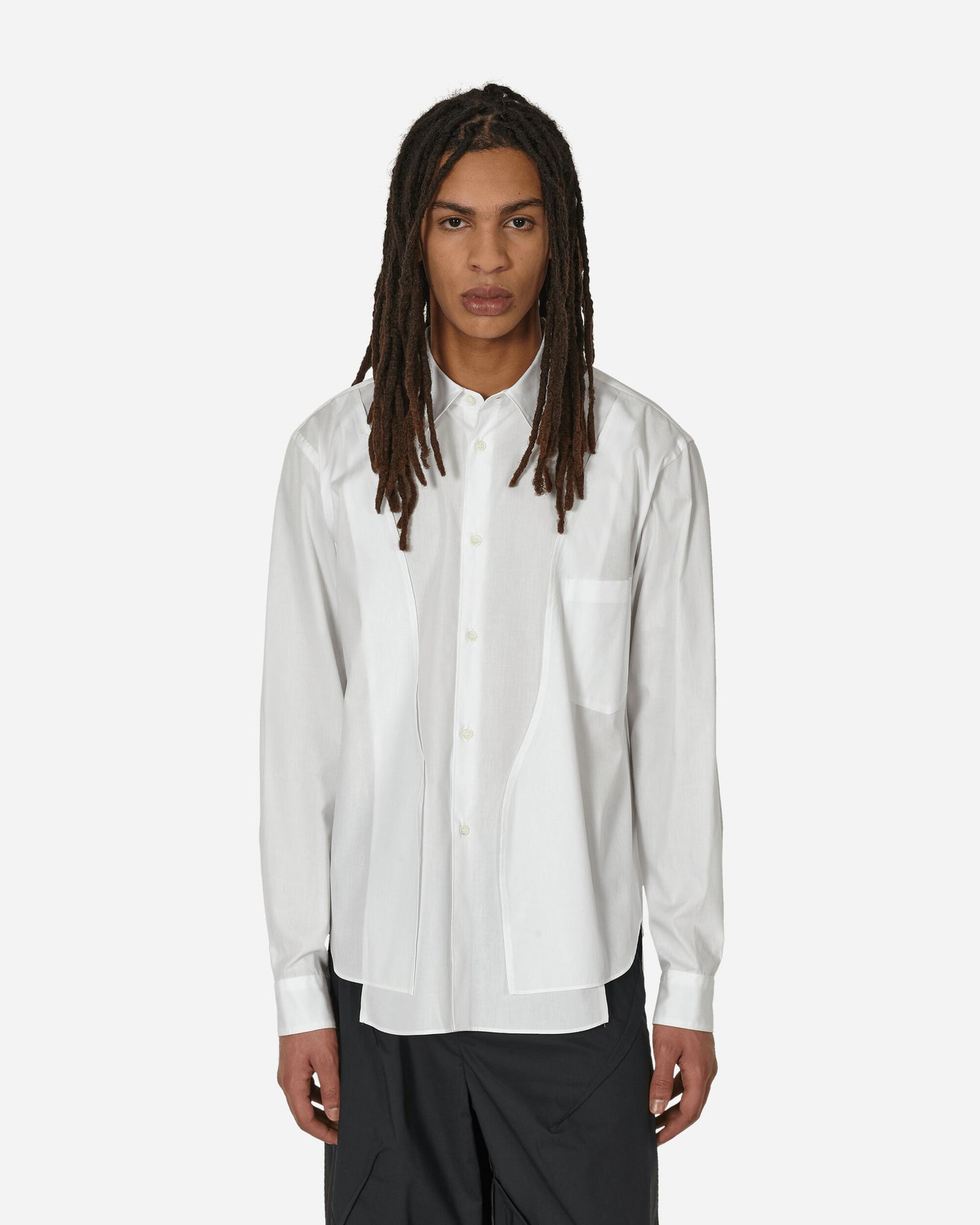 Comme Des Garçons Homme Plus Men'S Shirt White Shirts Longsleeve Shirt PM-B022-051 1