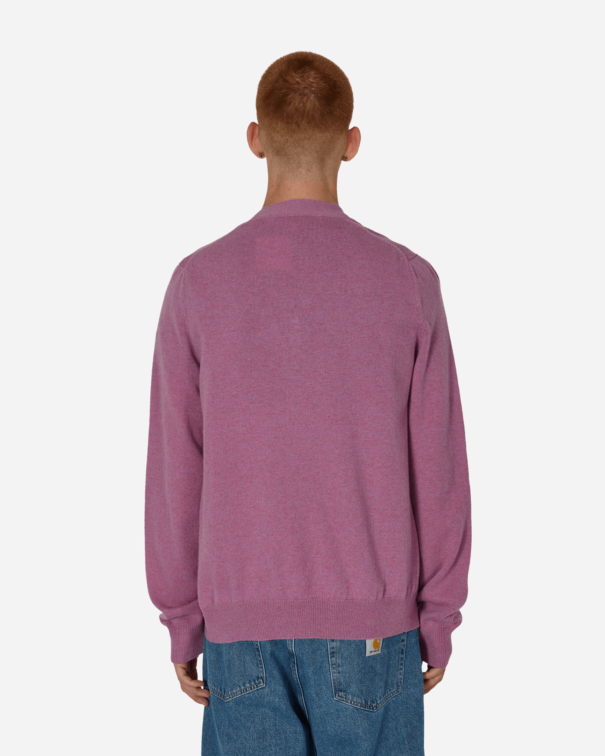 Comme Des Garçons Play Men'S Cardigan Knit Purple Knitwears Cardigans P1N092  4