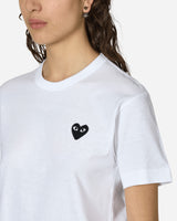 Comme Des Garçons Play T-Shirt Short Sleeve Knit White T-Shirts Shortsleeve P1T064  B