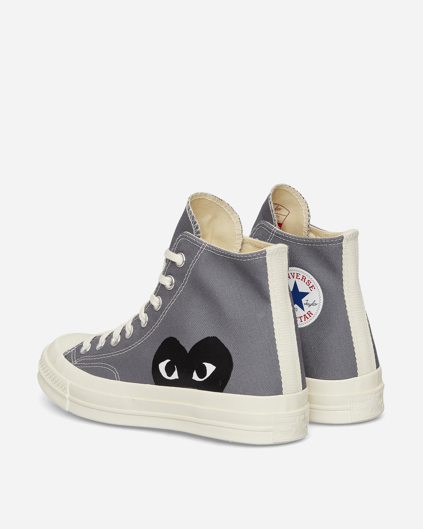 Comme Des Garçons Play Converse Chuck GREY Sneakers High P1K122 1